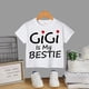 thumbnail image 5 of Camiseta divertida de algodón de manga corta con estampado del alfabeto para niños y niñas, camiseta informal divertida de verano, 5 of 5