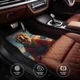 thumbnail image 6 of Honeii Meditating Golden Retriever Print Car Foot Mat Four-Piece Set - Front & Rear Universal Car Floor Mats for SUVs, Trucks, Sedans, 6 of 7