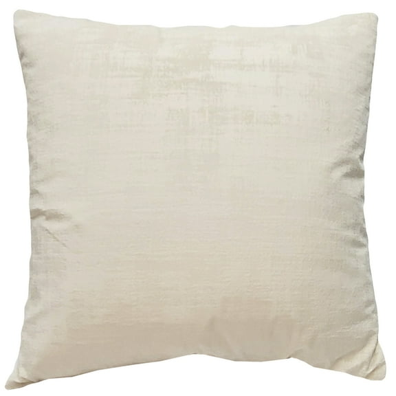 Alabaster Stucco Cream Throw Pillow 20x20 with Polyfill Insert Durable Polyester