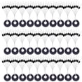 thumbnail image 3 of JShteea 30 Grupo 180pcs Frijoles Espaciales Goma para Flotador Pesca Carpa Marina (Oliva L), 3 of 8