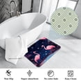 thumbnail image 3 of Flamingo Kitchen Rug Outdoor Carpet Door Mat Polyester Non-Slip Machine Washable, 3 of 6