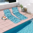 thumbnail image 3 of Patiojoy Ensemble de 2 Chaises de Plage avec Table d'Appoint Chaises de Plage Pliantes Type Sac à Dos avec Poche à Fermeture Éclair à 5 Positions Réglables, 3 of 10