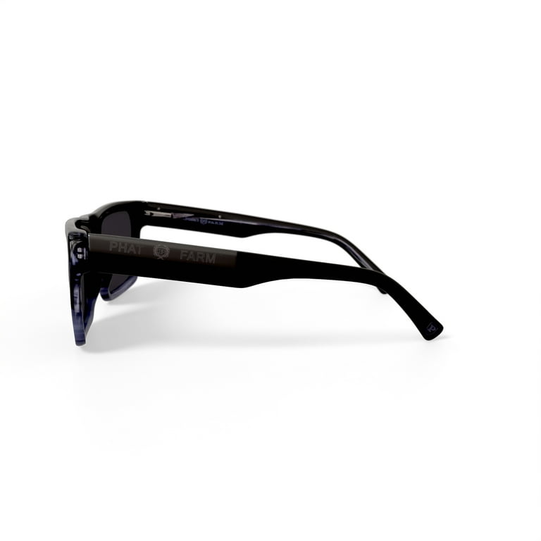 Phat Farm Rx-Able Men's Sunglasses with Case, Hv109, Black