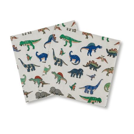 Dinosaur Lunch Napkins, 24 pack- Dino Party Decor