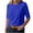 Blue-01, variant on Perfectbot Women's Casual Half Sleeve T-Shirt, Crewneck Solid Color Basic Tee Everyday Top