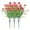 Red, variant on Artificial Flowers for Outdoors, 3 Bundles Eucalyptus Flower Multicolor Silk Flower Spring Summer Decoration, 14'' Artificial Outdoor Flowers for Home Planter Porch Patio Yard Decor