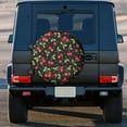 thumbnail image 5 of Kll Sweet Red Cherry Tire Cover,Universal Wheel Tire Cover For Trailer, Rv, Suv, Truck,Camper And Many Vehicle,(15 Inch), 5 of 8