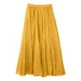thumbnail image 6 of Elegant Flowy Women's High Waist Skirt Boho Maxi Long Skirt with Elastic Waist for Daily Wear and Party, 6 of 6