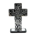 thumbnail image 4 of Cruz de las Escrituras de Jesús Antigua, Reliquias Religiosas de Cristo, Figura de Jerusalén Bendita plata, 4 of 9