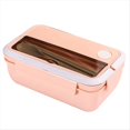 thumbnail image 1 of Lonchera de Gran Capacidad para Estudiantes, Lonchera Coreana, Lonchera Sellada, Caja para Mantener la Frescura, Color Rosa, 1 of 6
