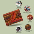 thumbnail image 2 of Aakriti Handmade Rag Rug, Chindi Rug, Multicolored, Indian Rug, Recycled Rug, Boho Style, Decorative Rug ( 5x3 ft) (Orange), 2 of 5