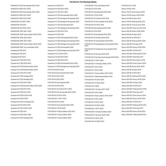 Tusk Front Brake Master Cylinder Rebuild Kit for KTM 300 XC-W Hardenduro (Fuel Injected) 2024