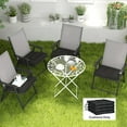 thumbnail image 2 of Outsunny 4 Piece Replacement Garden Seat Cushion Pad with Ties, 2 of 10