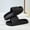 Black, variant on Womens slides Ribbed EVA Shower Slides Open Toe Non Slip Sandals Lightweight House Shoes Bathroom Beach Poolside Gym Travel Footwear