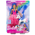thumbnail image 3 of Mattel Barbie 65 Barbie Doll with Alicorn, Blue/Pink, 3 of 11