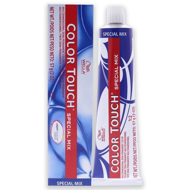 Color Touch Special Mix Demi-Permanent Color - 0 45 Red Red-Violet de Wella para unisex - Tinte para cabello de 2 oz Wella Wella Color Touch Special Mix Demi-Permanent Color - 0 45 Red Red-Violet Color de pelo Unisex 2oz