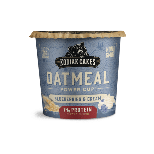 Kodiak Cakes Protein Packed Instant Oatmeal Cup, Blueberries & Cream, 1