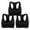 Black-3Pack, variant on Rirool 3-Pack Women's Racerback Sports Bras, High-Impact Workout Yoga Gym Activewear Fitness Bra XXL