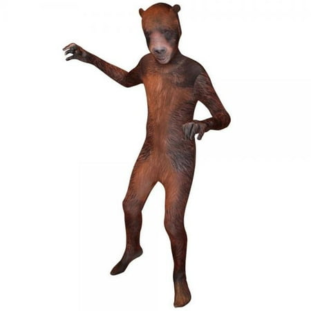 Morphsuits Kids Animal Planet Grizzly Costume - size Medium 3'6-3'11 (105cm-119cm)