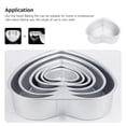 thumbnail image 2 of Alloy Heart Cake Making Mold Ring Cookie Mold Heart Mold Cake Biscuit Mousse Mold, 2 of 8