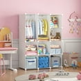 Baby Dresser, Kids Closet Organizers, Portable Kids Wardrobe for Closet
