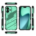 thumbnail image 5 of For iPhone 17 Phone Case: Military Grade Drop Proof Protection Mobile Cover with Kickstand | Matte Textured Rugged Shockproof Grip Anti-Slip Edge Phone Case For iPhone 17,Green, 5 of 5