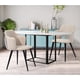 thumbnail image 2 of Conjunto de 2 Sillas de Comedor Modernas, Asiento Tapizado con Respaldo de Diseño Vintage, Pies Estables de Metal, Beige, 2 of 3