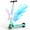 YD531-Green, variant on LIEAGLE Electric Scooter for Kids Ages 6-12, Lightweight and Adjustable Handlebar with Flashing Rainbow Lights, Glow PU Wheel