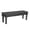 Black, variant on Pemberly Row Farmhouse 58" Carved Solid Wood Dining Bench in White