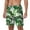 White, variant on Football 7 pattern Mens Swim Trunks with Compression Liner Stretch Beach Shorts Quick Dry with Zipper Pockets No-Chafing Board Shorts-Small