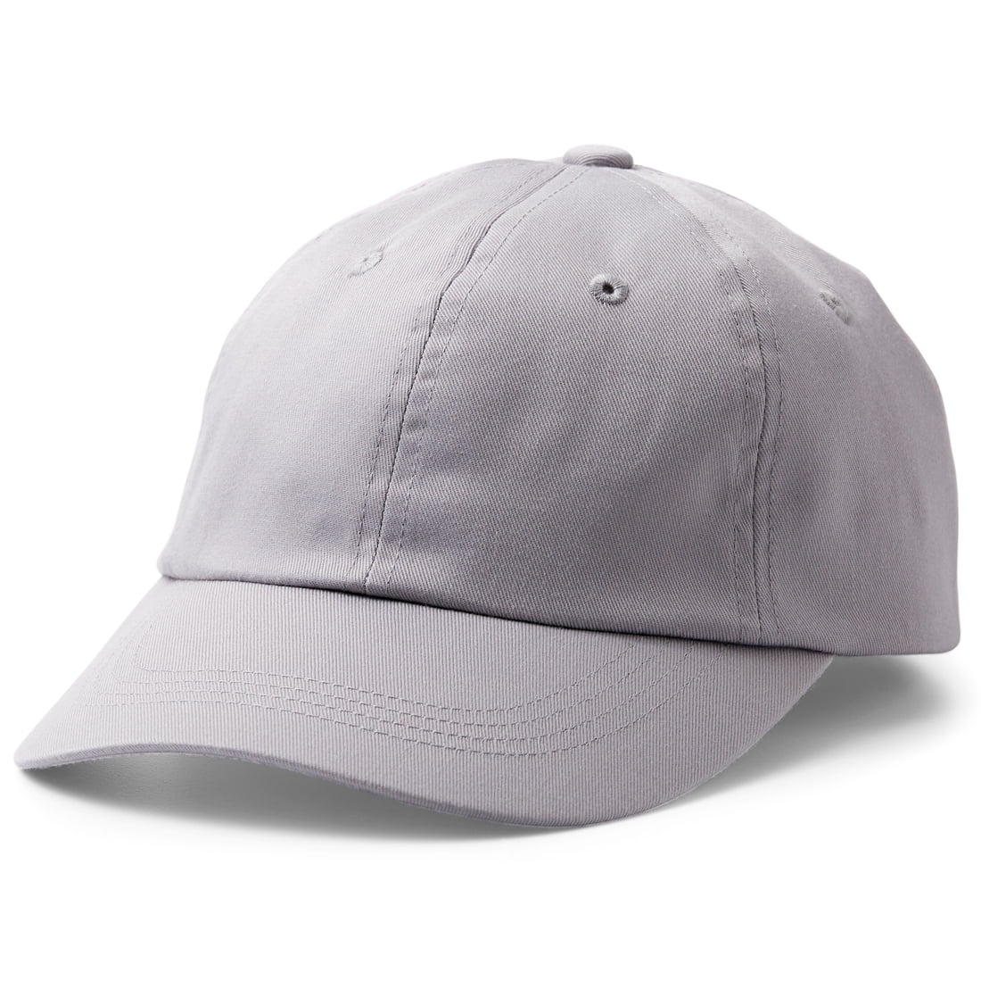 plain grey baseball cap