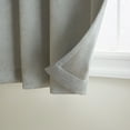 thumbnail image 3 of TOWN & COUNTRY EVERYDAY Lustre Solid Heavyweight Textured Sateen Indoor Curtains, Room Darkening Opacity, Grommet Top, Energy Efficient, 2-Pack Set, 52"x63", Silver, 3 of 10