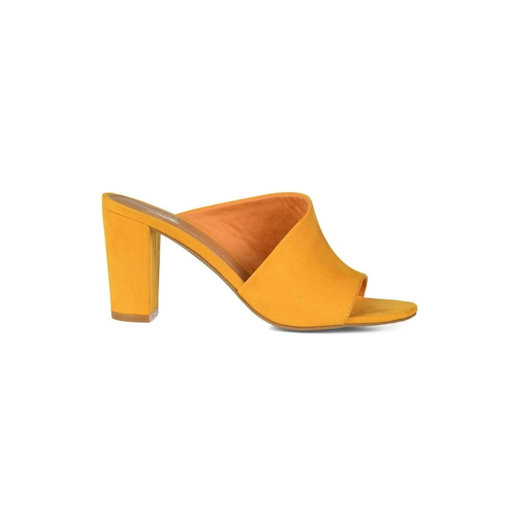 Womens yellow hotsell mules