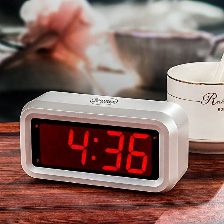 Kwanwa Digital LED Alarm Clock Battery Powered only with Big