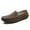Brown, variant on Spring Summer Men's Casual Loafers Slip On Leather Shoes Breathable Driving Shoes Moccasins Classic Penny Loafer Flats Boat Shoes