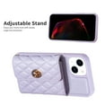 thumbnail image 2 of Nalacover Crossbody Wallet Case for iPhone 15 with Shoulder Strap Lanyard, Elegant Premium PU Leather Card Slots Cover with Metal Lock Button Silicone Shockproof Case, Lightpurple, 2 of 7