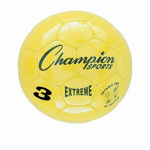 3 Size Extreme Series Soccer Ball - Yellow