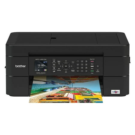 Brother Wireless All-in-One Inkjet Color Printer, MFC-J491DW, Multi-function, Duplex Printing, Mobile Printing, (Best Home Office Multifunction Printer 2019)