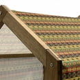 thumbnail image 5 of Tribal Pet House, Oriental Arrangement of Classic Culture Motifs with Circles and Squares, Outdoor & Indoor Portable Dog Kennel with Pillow and Cover, 5 Sizes, Multicolor, by Ambesonne, 5 of 5