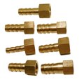 thumbnail image 4 of Acoplador De Púas Codo De Latón Tipo De Gas Neumática Recta Tubo De De Lengüeta - DN6x6mm Sunnimix Conector neumático de la manguera, 4 of 8