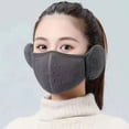 thumbnail image 1 of Máscara de invierno para mujer, cálida, gruesa, resistente al frío, a prueba de viento, orejeras, máscara facial de ciclismo para hombre, orejeras, máscara integrada, 1 of 6