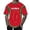 Red, variant on Retro Urban Graphic Jersey, Men’s Game Day Casual Tee, Lightweight Everyday Streetwear Top