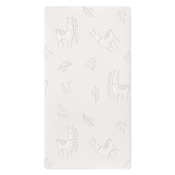 KidiLove Snugness 5" Baby and Toddler Bed Foam Mattress With Tencel Cover In White