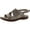 Gold, variant on Womens Marlis Leather Padded Sole Slingback Sandals