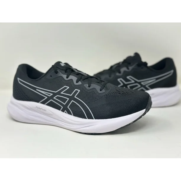 1011B780 003 ASICS Gel Pulse 15 Black White Sheet Rock Running US 8 Men’s