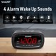 thumbnail image 2 of Reloj despertador Sharp Shockwave para personas que duermen mucho 105 dB, 2 of 6