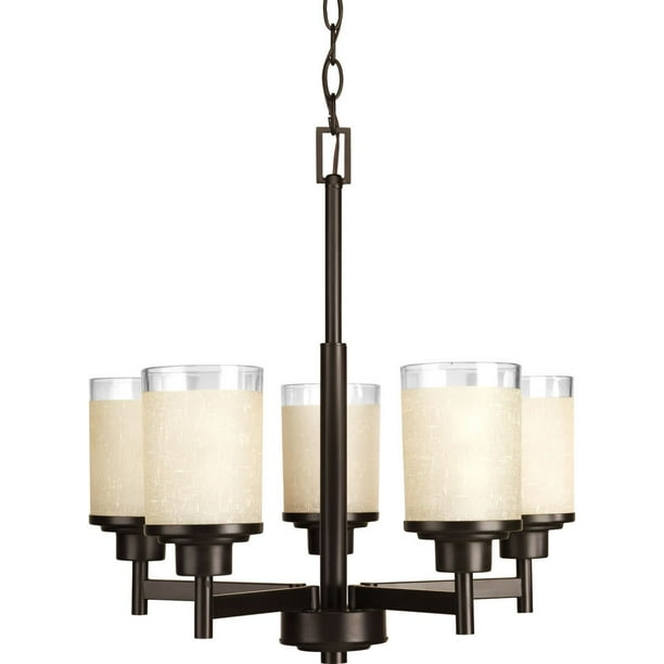 Alexa Collection Five Light Chandelier Com Alexa Collection Five Light Chandelier, Alexa Collection 5 Light Brushed Nickel Chandelier With Dual Glass Shades