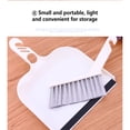 thumbnail image 4 of Matsuzay Mini recogedor de escoba Kit portátil para el hogar, Hotel, dormitorio, sala de estar, residuos de pelo, basura, basura, limpieza de Suministros de limpieza para el hogar Azul, 4 of 6