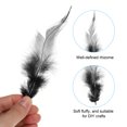thumbnail image 3 of Uxcell 3-6 inch Saddle Hackle Rooster Feather Bulk Natural Feathers Fluffy Craft Feathers Black 50 Pcs, 3 of 6