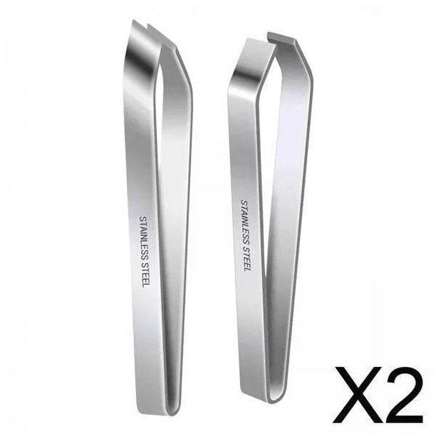 Pinzas para huesos,Pinzas para espinas de pescado Pinzas de acero inoxidable,Herramienta para quitar pinzas planas e inclinadas de acero inoxidable,Pinzas manuales para ajo Pinzas para pelar